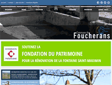 Tablet Screenshot of foucherans25.fr